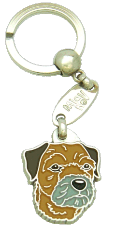 BORDERTERRIER - pet ID tag, dog ID tags, pet tags, personalized pet tags MjavHov - engraved pet tags online